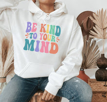 Load image into Gallery viewer, Be Kind To Your Mind Shirt, Mental Health Shirt, Counselor Shirt, Depression Shirt, Self Care Shirt
