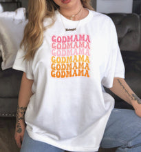 Load image into Gallery viewer, God Mama Shirt, God Mother Shirt, Godmother Proposal Shirt, Godmom Gift, Best Godmother Ever Shirt
