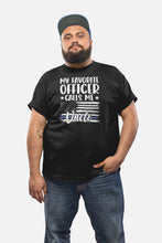 Load image into Gallery viewer, My Favorite Officer Calls Me Uncle Shirt, Police Uncle Shirt, Police Uncle Gift, Cop Uncle Shirt
