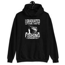 Load image into Gallery viewer, I Graduated Can I Go Fishing Now Shirt, Graduated 2022 Shirt, Fisherman Graduation Shirt

