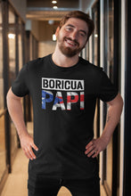 Load image into Gallery viewer, Boricua Papi Shirt, Papi Puerto Rico Flag Shirt, Puerto Rican Roots Shirt, PR Pride Shirt, I&#39;m Boricua Shirt
