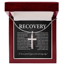 Load image into Gallery viewer, Recovery Necklace, Healing Jewelry, Never Give Up Necklace, To A Strong Women, Feel Better Gift
