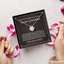 Load image into Gallery viewer, Happy Mother&#39;s Day To My Sweet Grandma Necklace, Grandma Necklace Gift, Message Card From Granddaughter
