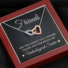 Load image into Gallery viewer, Friends Necklace, Jewelry To My Best Friend, Friends Forever Necklace Gift, BFF Necklace
