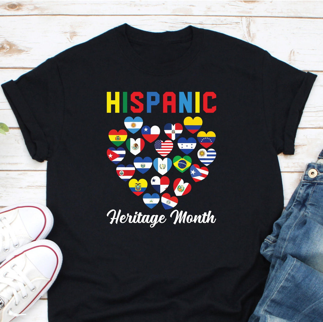 Hispanic Heritage Month Shirt, Latino Flag Shirt, Latino Celebration Shirt, Latino Culture Shirt