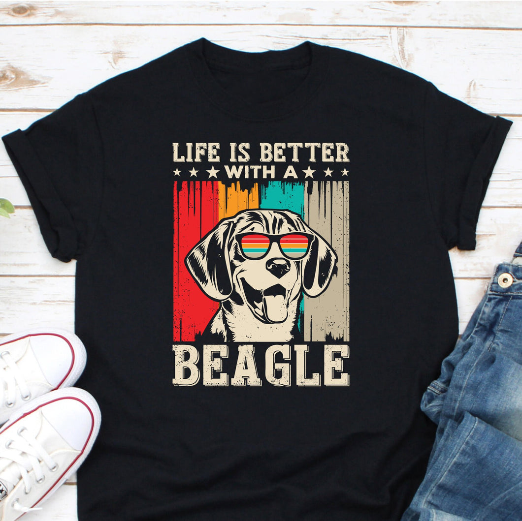 Life Is Better With A Beagle Shirt, Beagle Mom Shirt, Beagle Dog Shirt, Beagle Dad Shirt, Beagle Owner Shirt