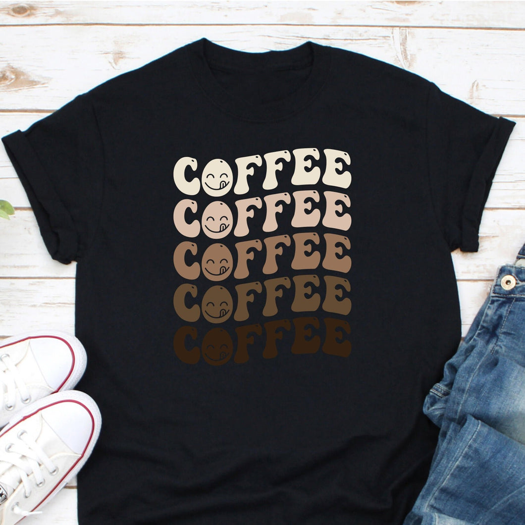 Coffee Shirt, Coffee Lover Shirt, Gift For Coffee Lover, Coffee Drinker Shirt, Coffee Cup Shirt, Iced Coffee Shirt