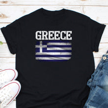 Load image into Gallery viewer, Greece Flag Shirt, Greece Vacation Shirt, Greek Heritage Shirt, Greek People Shirt, I Love Greece
