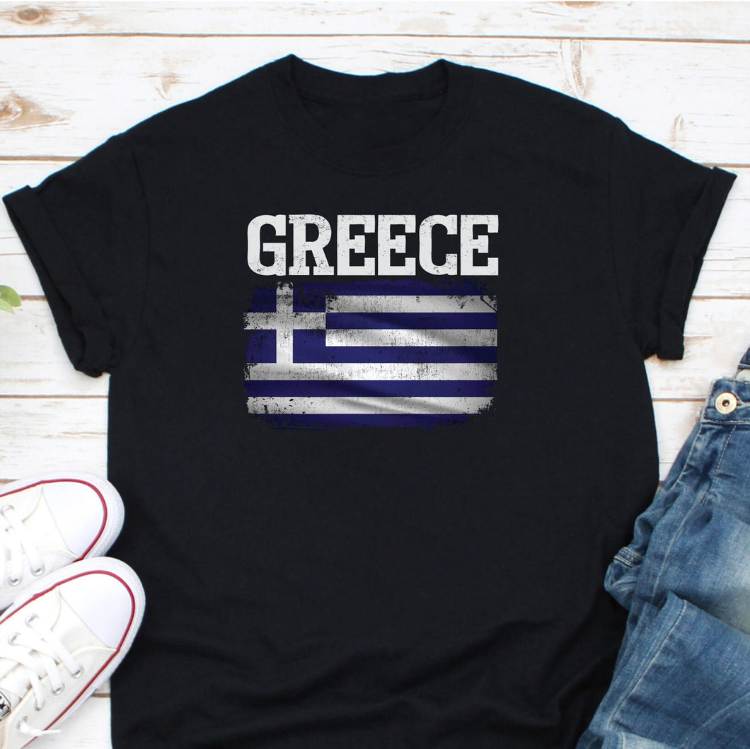 Greece Flag Shirt, Greece Vacation Shirt, Greek Heritage Shirt, Greek People Shirt, I Love Greece