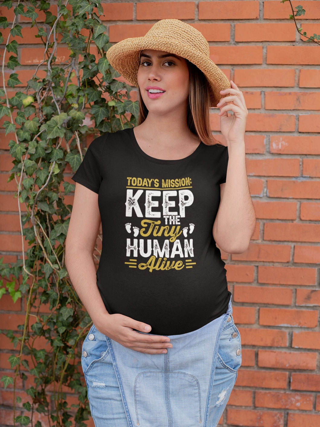 Today's Mission Keep The Tiny Humans Alive Shirt, Mom Life Shirt, New Mom Shirt, Daddy To Be Shirt