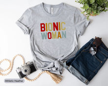 Load image into Gallery viewer, Bionic Woman Shirt, Knee Replacement Surgery, Bionic Knee Club Shirt, Bionic Recovery Shirt
