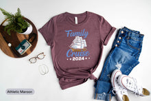 Load image into Gallery viewer, Family Cruise 2024 Shirt, Cruise Squad 2024 Shirt, Funny Vacation Gift, Boat Vacation Trip Shirt
