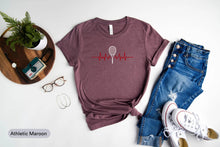 Load image into Gallery viewer, Tennis Heartbeat Shirt, Tennis Lover Shirt, Tennis Player Shirt, Tennis Racket Shirt
