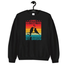 Load image into Gallery viewer, Easily Distracted By Birds Shirt, Bird Watching Shirt, Bird Nerd Lover Shirt, Ornithologist Shirt
