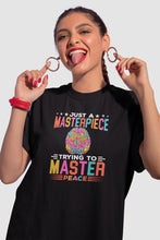 Load image into Gallery viewer, Just A Masterpiece Trying To Master Peace Shirt, Green Stigma Shirt, Mental Health Matter Tee
