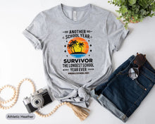 Load image into Gallery viewer, Another School Survivor The Longest School Year Ever Shirt, Middle School 2021 Shirt, School Graduation Shirt
