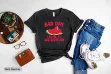 Load image into Gallery viewer, Bad Day To Be A Watermelon Shirt, Summer Fruit Shirt, Watermelon Lover Shirt, Watermelon Day Shirt
