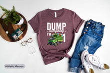 Load image into Gallery viewer, Dump Everything I&#39;m 1 Shirt, Garbage Truck Shirt, Garbage Theme Birthday, Garbage Day Shirt, Garbage Man Shirt
