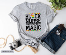 Load image into Gallery viewer, Black Nurse Anesthetist Magic Shirt, Anesthesia Nurse Shirt, CRNA Shirt, Anesthesiologist Shirt
