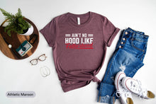Load image into Gallery viewer, Ain&#39;t No Hood Like Fatherhood Shirt, Dad Gift From Daughter, Daddy Shirt,New Dad Shirt, Father Gift
