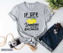 Load image into Gallery viewer, If Life Give You Lemons Make Lemonade Shirt, Lemon Juice Shirt, Summer Lemon Shirt, Lemonade Shirt
