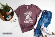 Load image into Gallery viewer, Being An Electrician Is Not A Career Shirt, World&#39;s Okayest Electrician Shirt, Electrician Occupation Shirt
