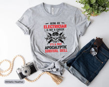Load image into Gallery viewer, Being An Electrician Is Not A Career Shirt, Gift For Electrician, Cool Electrician Shirt, Electrician Hourly Rate Shirt
