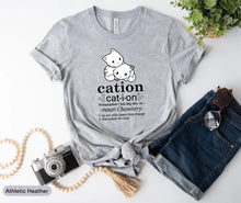 Load image into Gallery viewer, Cation Shirt, Science Teacher Shirt, Chemistry Shirt, Cat Adventure Shirt, Cat Owner Shirt, Cat Shirt
