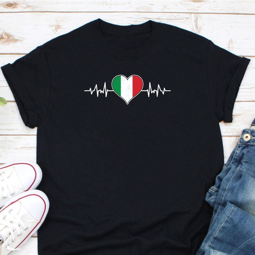 Italia Shirt, Italy Heart Flag Shirt, Italian Flag Shirt, Italian Shirt, Italia Republic Tee