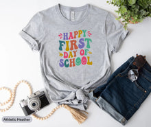 Load image into Gallery viewer, Happy First Day Of School Shirt, 1st Day Of School Shirt, Kindergarten Shirt, School Life Shirt
