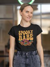 Load image into Gallery viewer, Spooky Babe Shirt, Happy Halloween Day Shirt, Toddler Halloween Shirt, Halloween 2022 Shirt
