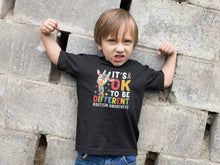 Load image into Gallery viewer, Its Ok To Be Different Shirt, Autism Awareness Shirt, Autism Acceptance Shirt, Autism Support Shirt
