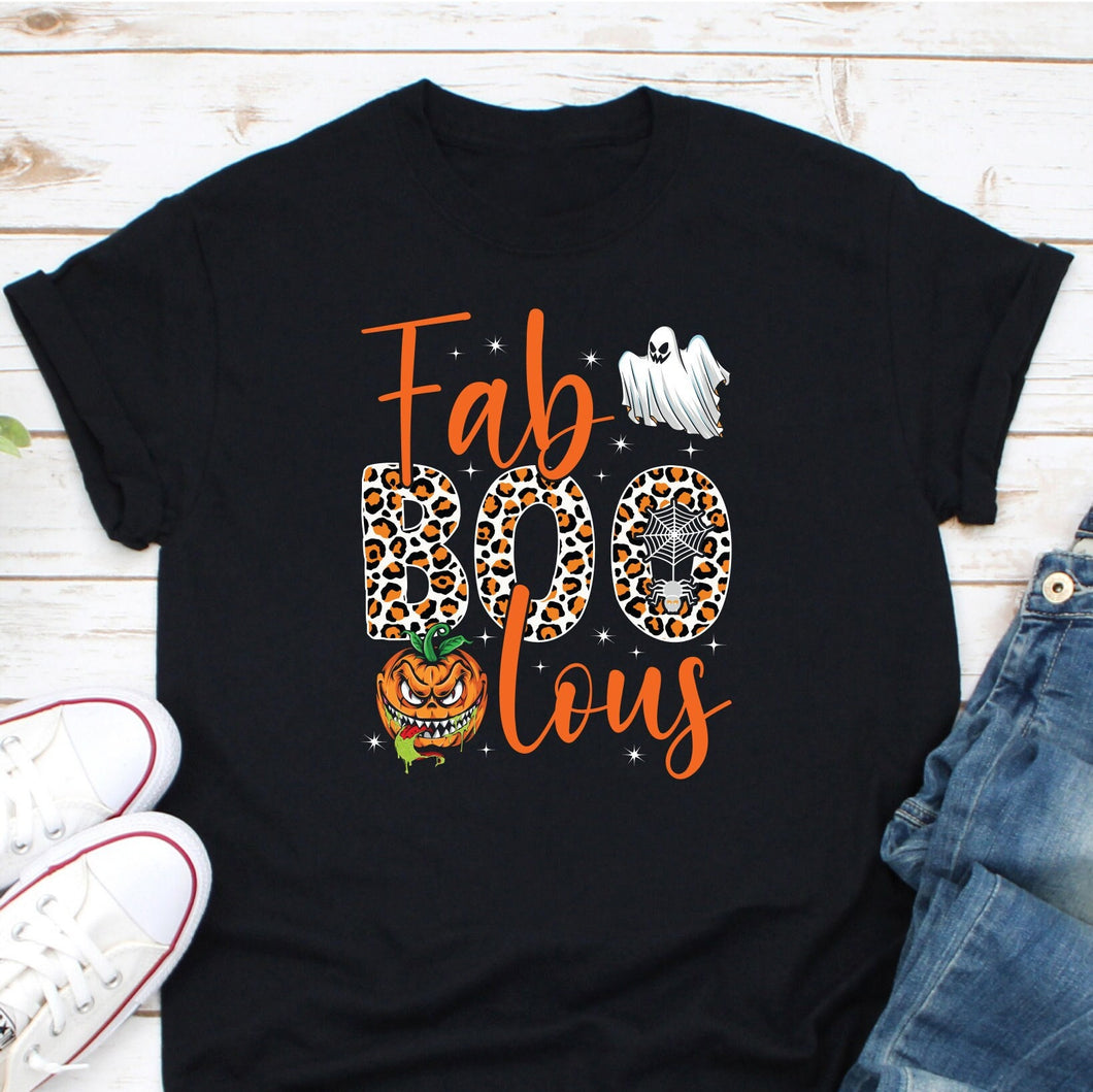 Faboolous Shirt, Halloween Shirt, Halloween Pumpkin Shirt, Spooky Vibes Shirt, Halloween Scary Shirt