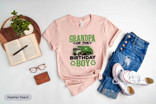 Load image into Gallery viewer, Grandpa Of The Birthday Boy Shirt, Trash Truck Birthday Gift, Garbage Truck Shirt, Toddler Truck Recycle Shirt
