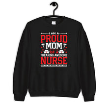 Load image into Gallery viewer, I Am A Proud Mom Of A Freaking Awesome Nurse Shirt, Mom Of Nurse Shirt, Nursing Student Shirt
