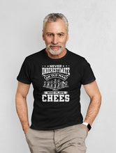Load image into Gallery viewer, Never Underestimate An Old Man Who Plays Chess Shirt, Chess Pieces Shirt, Chess Player Shirt
