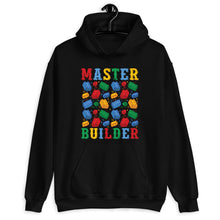 Load image into Gallery viewer, Master Builder Shirt, Funny Building Blocks Shirt, Builder Ornament Shirt, Building Brick Shirt
