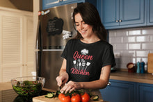 Load image into Gallery viewer, Queen Of The Kitchen Shirt, Mom Chef Shirt, Female Chef Shirt, Culinary Tools Shirt, Kitchen Mom Shirt
