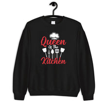 Load image into Gallery viewer, Queen Of The Kitchen Shirt, Mom Chef Shirt, Female Chef Shirt, Culinary Tools Shirt, Kitchen Mom Shirt
