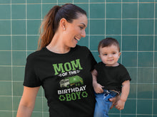 Load image into Gallery viewer, Mom Of The Birthday Boy Shirt, Garbage Truck Birthday Shirt, Garbage Truck Shirt, Green Truck Birthday Shirt
