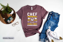 Load image into Gallery viewer, Chef Warning To Avoid Injury Shirt, Chef Tools Shirt, Kitchen Chef Shirt, Cooking Lover Shirt, Cook Shirt
