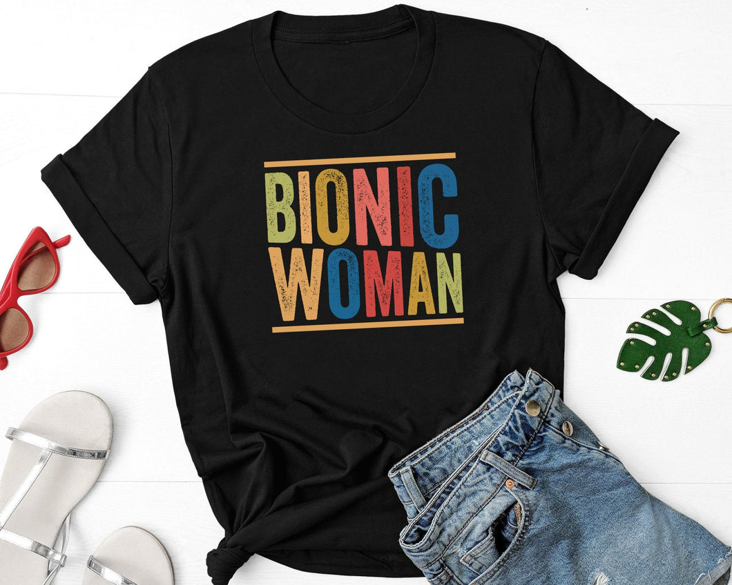 Bionic Woman Shirt, Knee Replacement Surgery, Bionic Knee Club Shirt, Knee Surgeon Shirt