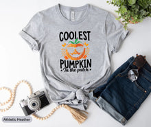 Load image into Gallery viewer, Coolest Pumpkin In The Patch Shirt, Halloween Shirt, Halloween Party Shirt, Halloween Kid Shirt, Spooky Vibes Shirt
