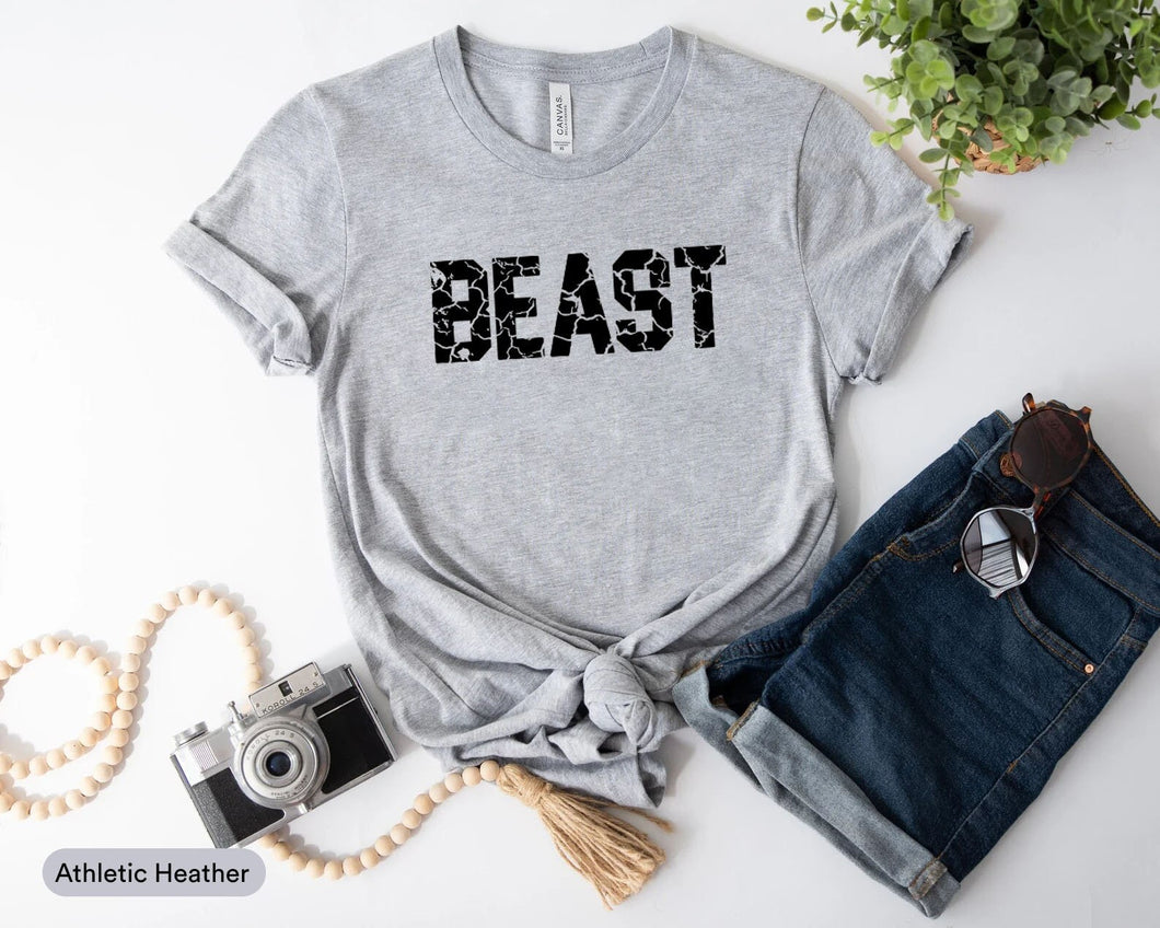 Beast Shirt, Gym Lover Shirt, Gifts For Gym Lover, Gym Workout Shirt, Bodybuilder Shirt, Deadlifter Shirt