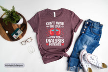 Load image into Gallery viewer, Can&#39;t Mask The Love For My Dialysis Patient Shirt, Dialysis Nurse Shirt, Dialysis Staff Gift, Nephrologist Nurse
