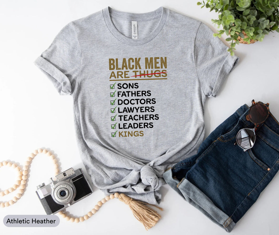 Black Men Are Kings Shirt, Black Lives Matter Shirt, Juneteenth Shirt, Black Man Shirt, Black History Month