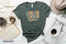 Load image into Gallery viewer, English Teacher Squad Shirt, ESL Teacher, Gift For Teacher, Grammar Teacher Shirt, English Teacher Shirt
