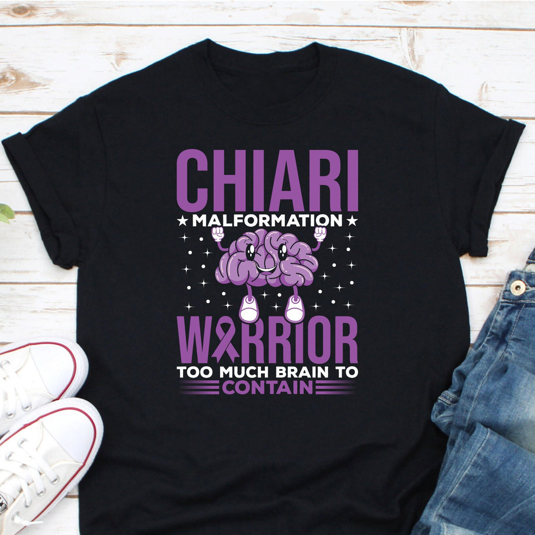 Chiari Malformation Warrior Shirt, Brain Surgery Shirt, Purple Awareness Shirt, Chiari Ribbon Shirt