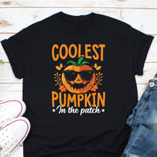 Load image into Gallery viewer, Coolest Pumpkin In The Patch Shirt, Kids Halloween Shirt, Halloween Pumpkin Shirt
