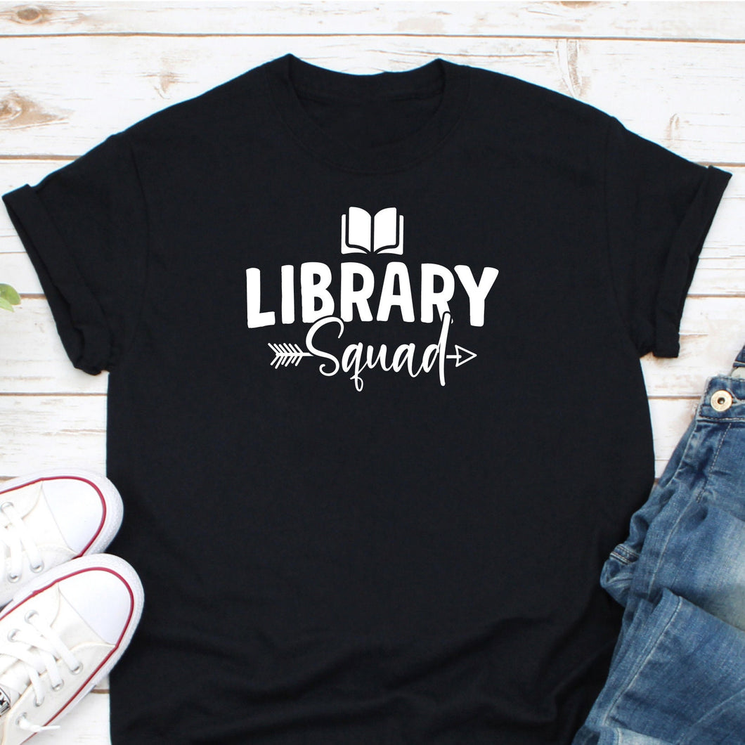 Library Squad Shirt, Librarian Shirt, Book Lover Shirt, School Librarian Shirt, Librarian Lover Shirt